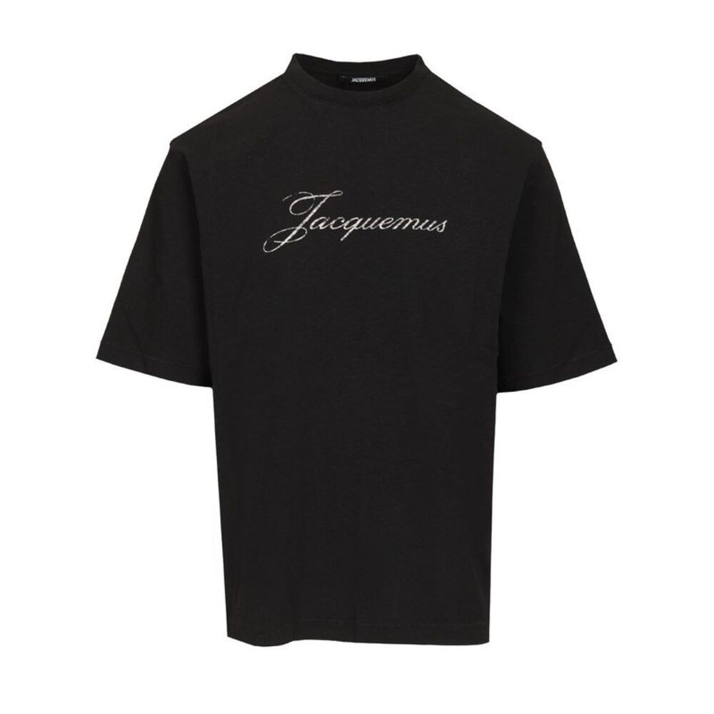 Jacquemus Men T-Shirt With Writing